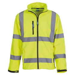Yoko Unisex Adult Hi-Vis Soft Shell Jacket - XXL, Yellow