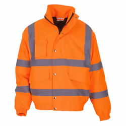 Yoko Unisex Adult Classic Safety Bomber Jacket - L, Orange