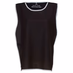 Yoko Unisex Adult Contrast Hi-Vis Tabard - XXL-3XL, Black