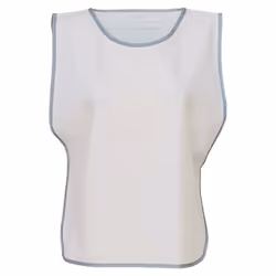 Yoko Unisex Adult Contrast Hi-Vis Tabard - XXL-3XL, White