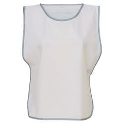 Yoko Unisex Adult Contrast Hi-Vis Tabard - XXL-3XL, White