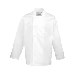 Premier Mens Long-Sleeved Chef Jacket - XXL, White