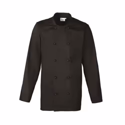 Premier Unisex Adult Cuisine Chef Jacket - XXL, Black