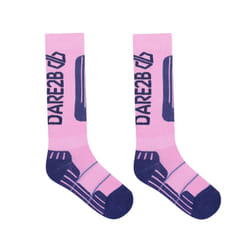 Dare 2B Childrens/Kids Performance Ski Socks - 6 UK Child-8 UK Child, Orchid/Moonlight Denim