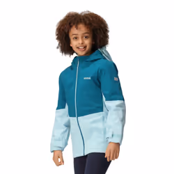 Regatta Childrens/Kids Highton IV Padded Waterproof Jacket - 5-6 Years, Gulfstream/Sea Haze