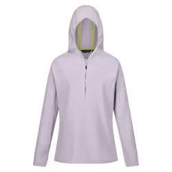 Regatta Womens/Ladies Warriewood Microfleece Half Zip Hoodie - 12 UK, Lilac Frost