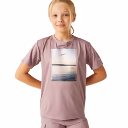 Regatta Childrens/Kids Alvardo VIII Scenery T-Shirt - 7-8 Years, Heather