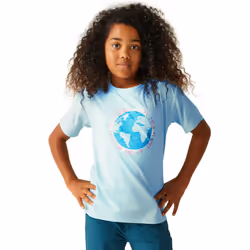 Regatta Childrens/Kids Alvardo VIII Graphic Print T-Shirt - 15-16 Years, Bleached Aqua