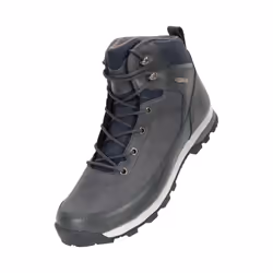 Mountain Warehouse Mens Pilgrim Leather Waterproof Boots - 10 UK, Navy