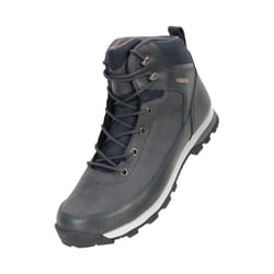 Mountain Warehouse Mens Pilgrim Leather Waterproof Boots - 10 UK, Navy