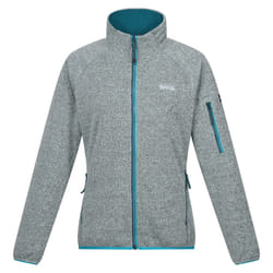 Regatta Womens/Ladies Ravenhill Full Zip Fleece Top - 8 UK, Bleached Aqua/Tahoe Blue