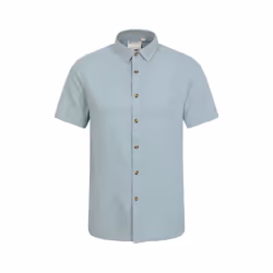 Mountain Warehouse Mens Weekender Shirt - 3XL, Light Blue
