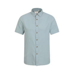 Mountain Warehouse Mens Weekender Shirt - 3XL, Light Blue