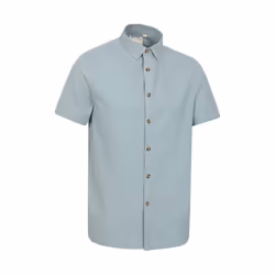 Mountain Warehouse Mens Weekender Shirt - 3XL, Light Blue