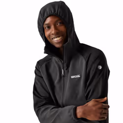 Regatta Mens Molaris Full Zip Fleece Jacket - S, Ash/Black