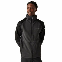 Regatta Mens Molaris Full Zip Fleece Jacket - XL, Ash/Black
