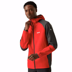 Regatta Mens Molaris Full Zip Fleece Jacket - XXL, Danger Red/Ash