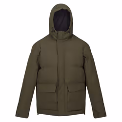 Regatta Mens Falkner Padded Jacket - XL, Dark Khaki