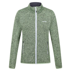 Regatta Womens/Ladies Newhill Marl Full Zip Fleece Jacket - 16 UK, Quiet Green/Seal Grey