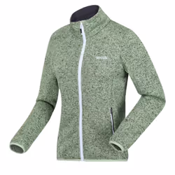 Regatta Womens/Ladies Newhill Marl Full Zip Fleece Jacket - 16 UK, Quiet Green/Seal Grey