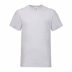 Fruit of the Loom Mens Valueweight Heather V Neck T-Shirt - XXL, Grey