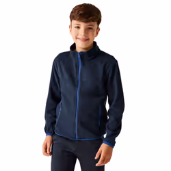 Regatta Childrens/Kids Microfleece Full Zip Fleece Jacket - 32In, Navy