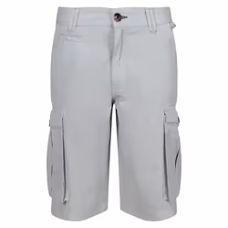 Regatta Mens Shorebay Vintage Cargo Shorts - 30in, Silver Grey