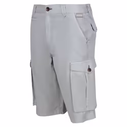 Regatta Mens Shorebay Vintage Cargo Shorts - 38in, Silver Grey
