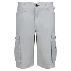 Regatta Mens Shorebay Vintage Cargo Shorts - 34in, Silver Grey