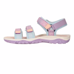 Mountain Warehouse Childrens/Kids 3 Touch Fastening Strap Sandals - 2 UK, Purple