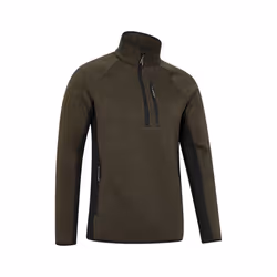 Mountain Warehouse Mens Treston Fleece Top - L, Khaki Green