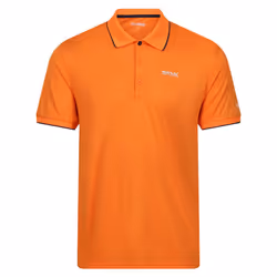 Regatta Mens Remex II Polo Shirt - S, Persimmon Solid
