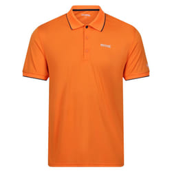 Regatta Mens Remex II Polo Shirt - S, Persimmon Solid