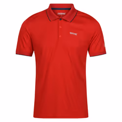 Regatta Mens Remex II Polo Shirt - S, Danger Red Solid