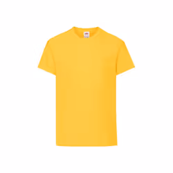 Fruit of the Loom Childrens/Kids Original T-Shirt - 3-4 Years, Sunflower