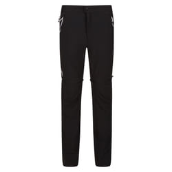 Regatta Mens Mountain Zip-Off Trousers - 40R, Black/Ash