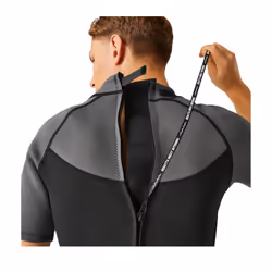 Regatta Mens Shorty Wetsuit - S-M, Black/Dark Grey/White