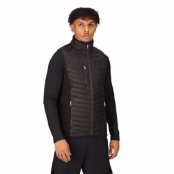 Regatta Mens Navigate Quilted Hybrid Gilet - 3XL, Black/Seal Grey