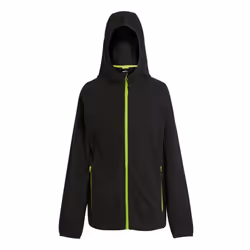 Regatta Mens Navigate Full Zip Fleece Jacket - M, Black/Lime Green