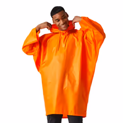 Regatta Mens Fedrik Waterproof Poncho - L, Persimmon