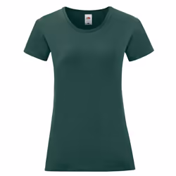 Fruit of the Loom Womens/Ladies Iconic 150 T-Shirt - S, Forest Green