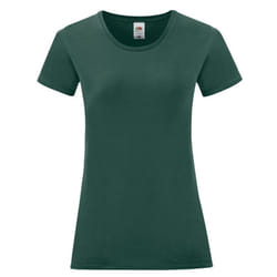 Fruit of the Loom Womens/Ladies Iconic 150 T-Shirt - S, Forest Green