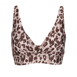 Regatta Womens/Ladies Paloma Leopard Print Bikini Top - 18 UK, Brown/Beige