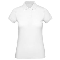 B&C Womens/Ladies Inspire Polo Shirt - XS, White