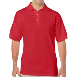 Gildan Mens Classic DryBlend Polo Shirt - 3XL, Red