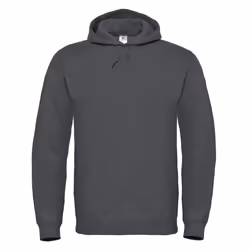 B&C Mens Hooded Hoodie - XXL, Heather Grey