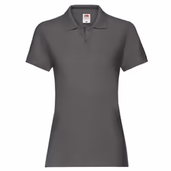 Fruit of the Loom Womens/Ladies Premium Polo Shirt - XS, Light Graphite