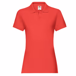 Fruit of the Loom Womens/Ladies Premium Polo Shirt - XL, Red