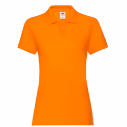 Fruit of the Loom Womens/Ladies Premium Polo Shirt - XL, Orange