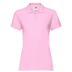 Fruit of the Loom Womens/Ladies Premium Polo Shirt - XS, Light Pink